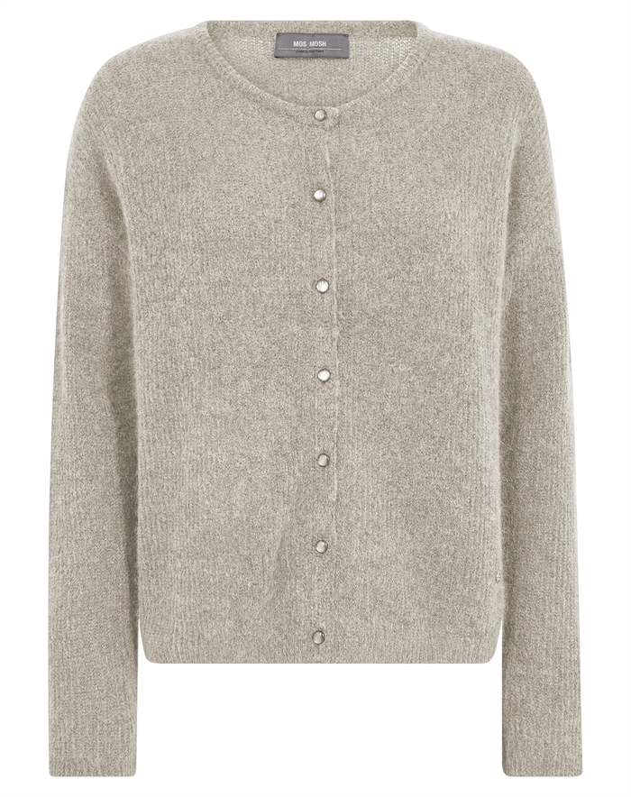 Mos Mosh - MMAlmine Knit Cardigan - Feather Gray