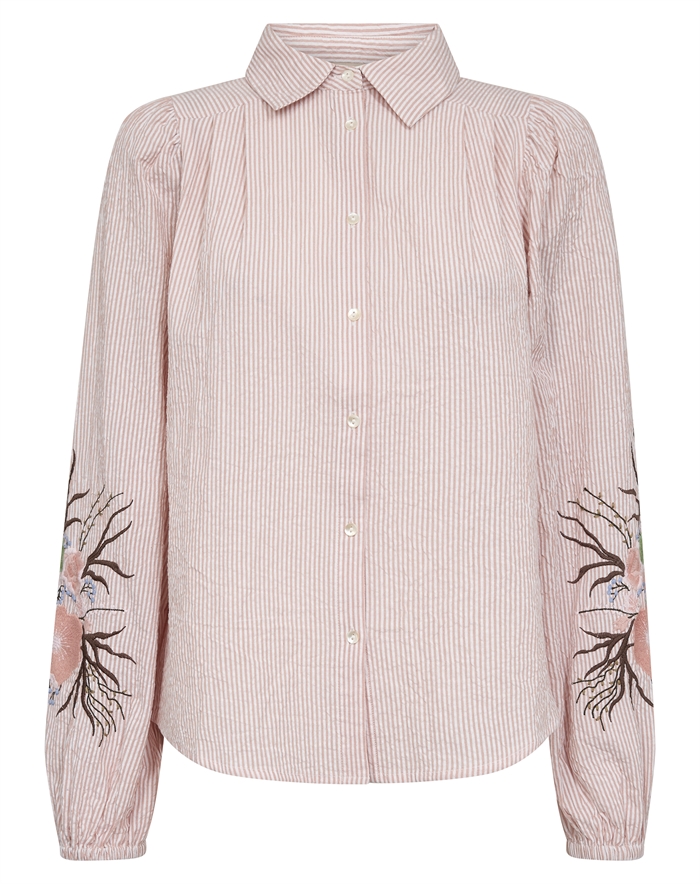 Mos Mosh - MMCiu Oxfo Skjorte - Peachy 