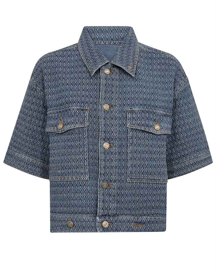 Mos Mosh - MMEbba Bobble Jakke - Blue