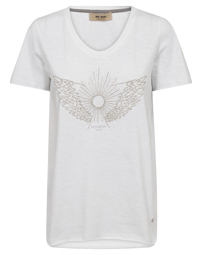 Mos Mosh - MMGethi Glam T-Shirt - White