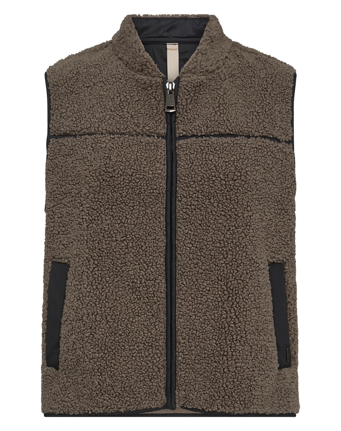 Mos Mosh - MMRowe Teddy Waistcoat - Falcon