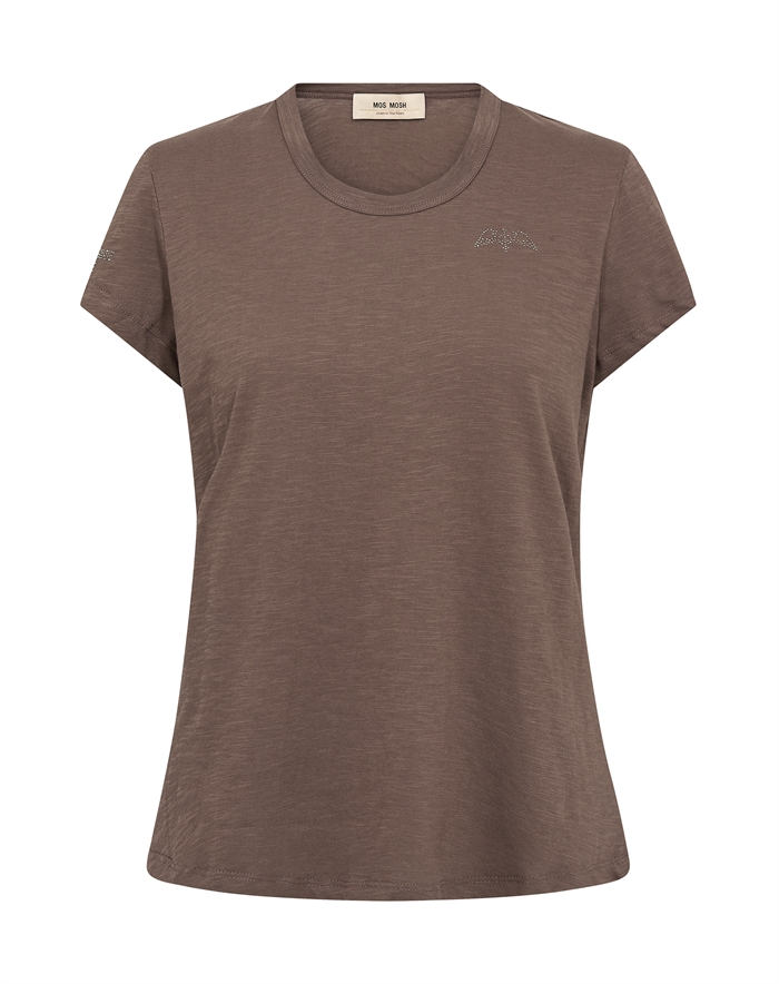 Mos Mosh - MMSafina T-Shirt - Coffee Quartz