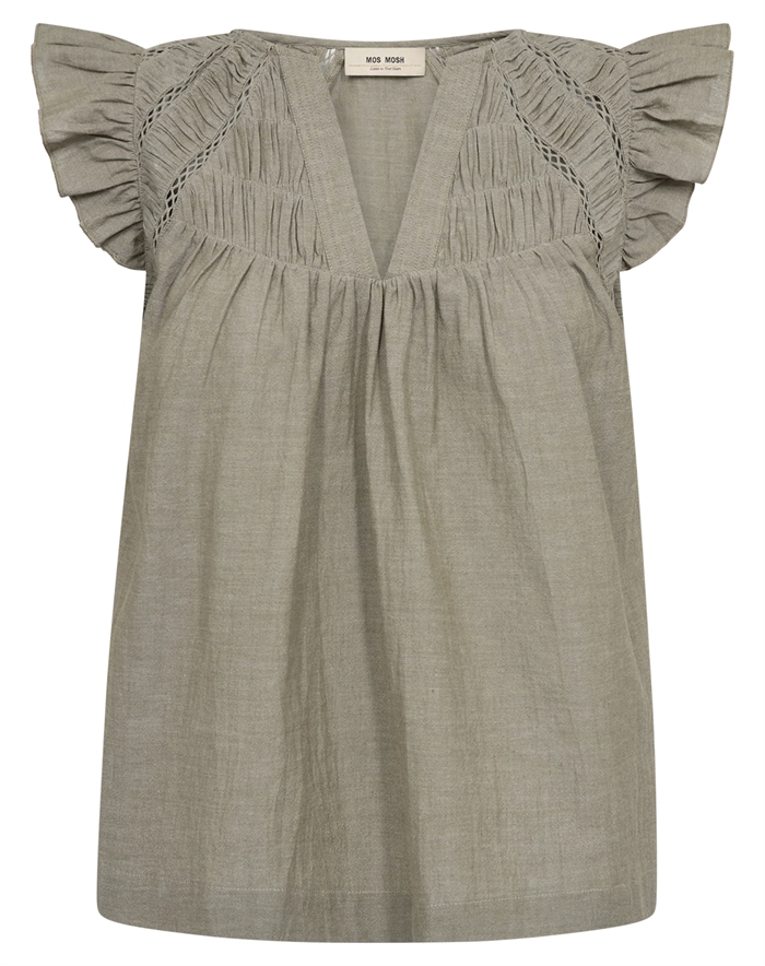 Mos Mosh - MMWoda Izha Blouse - Burnt Olive