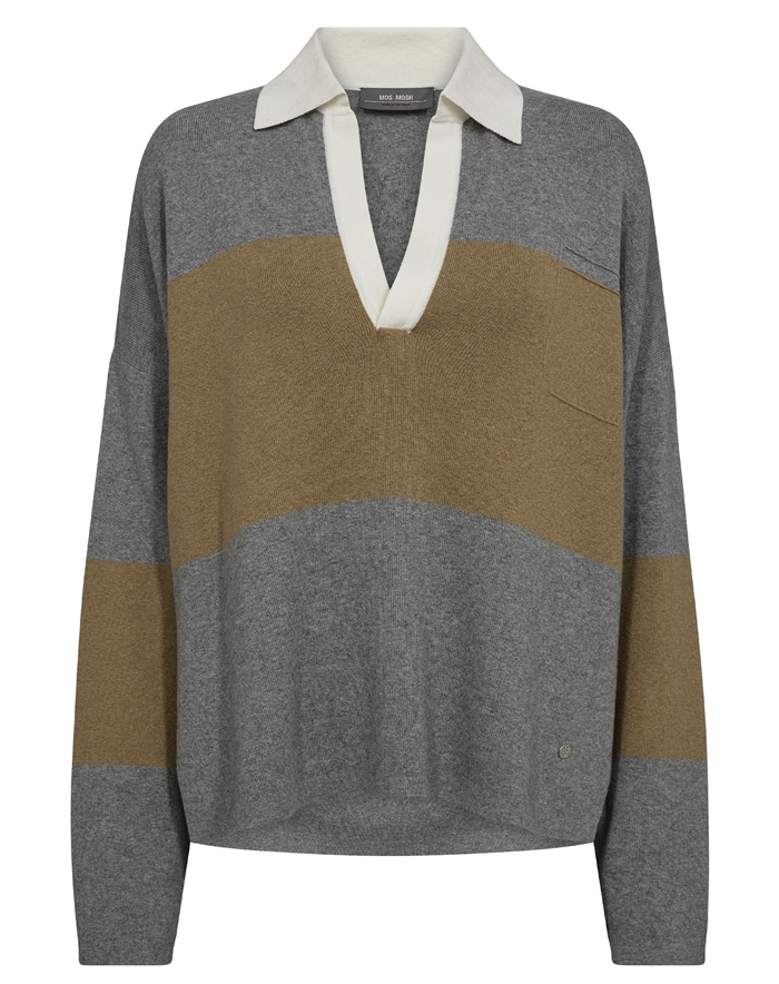 Mos Mosh - MMWylie Tani Bold Stripe Strik - True Camel