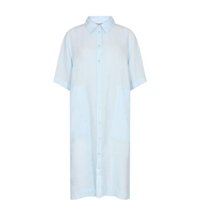 Mos Mosh Mal Linen Shirt Dress Skywriting