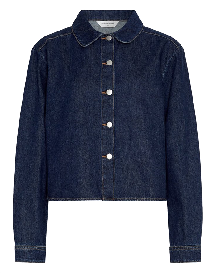 MSCH Copenhagen - MSCHAdna Alena Skjorte -  Dark Blue Wash