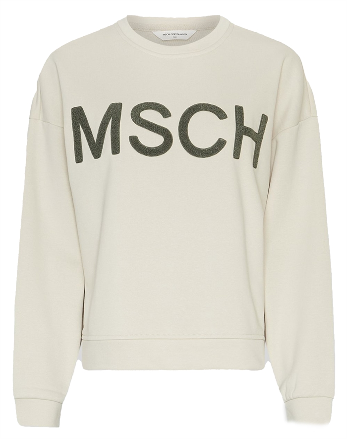 MSCH Copenhagen - MSCHMela Briena MSCH Sweatshirt - Oatmeal/L WREAT