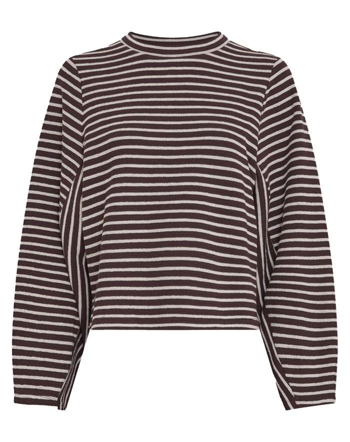 MSCH Copenhagen - MSCHSofia Sweatshirt - Molé/lOatmeal