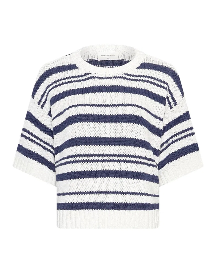 MSCH Copenhagen - MSCHHannalie 2/4 Pullover - Egret/Oceana
