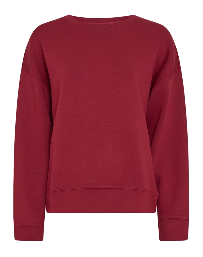 MSCH Copenhagen - MSCHIma Sweatshirt - Burgundy Rhubarb
