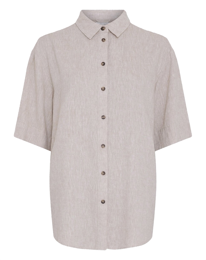 MSCH Copenhagen - MSCHViana Ginia 3/4 Skjorte - Sand Melange