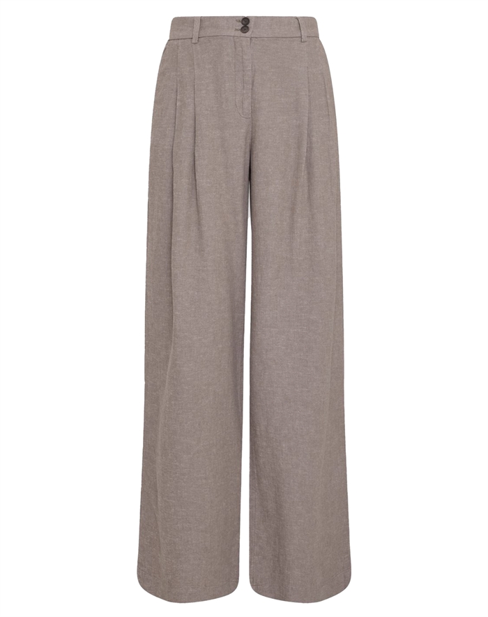 MSCH Copenhagen - MSCHViana Ginia Pleat Bukser - Mount Trail Melange