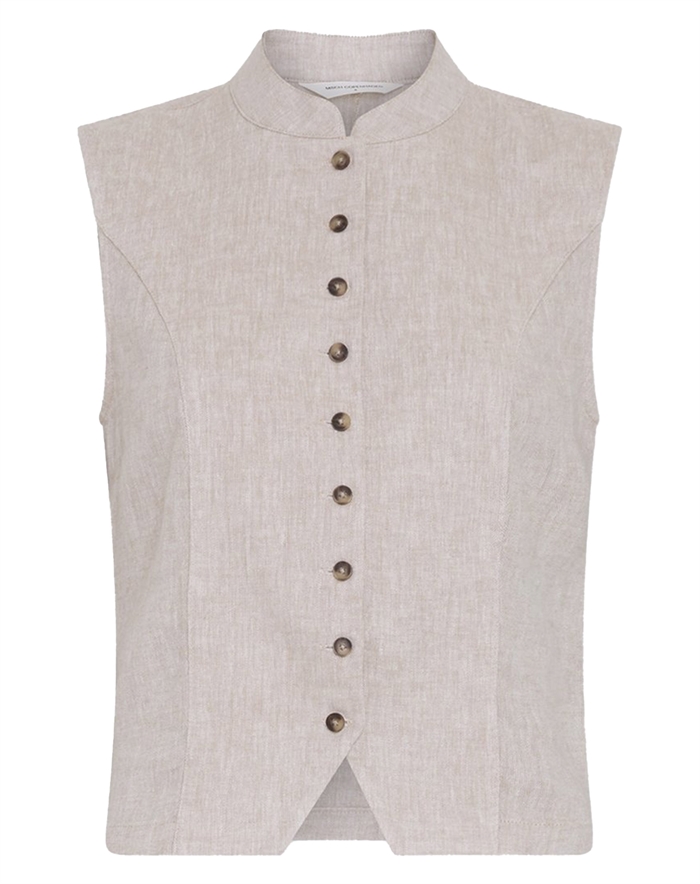 MSCH Copenhagen - MSCHViana Ginia Vest - Beige Melange