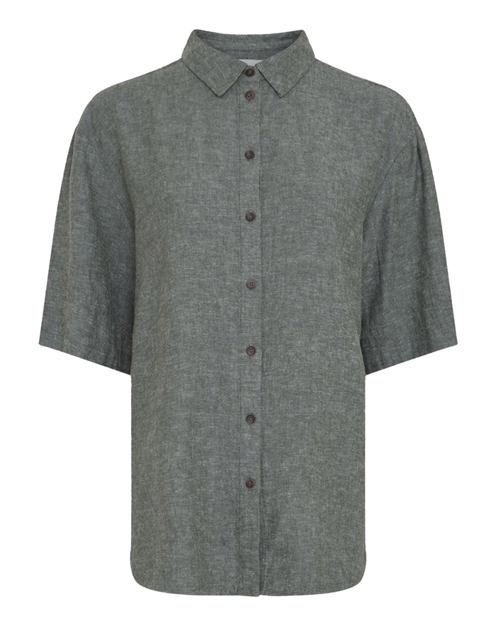 MSCH Copenhagen - MSCHViana Ginia 3/4 Skjorte - Laurel W Melange