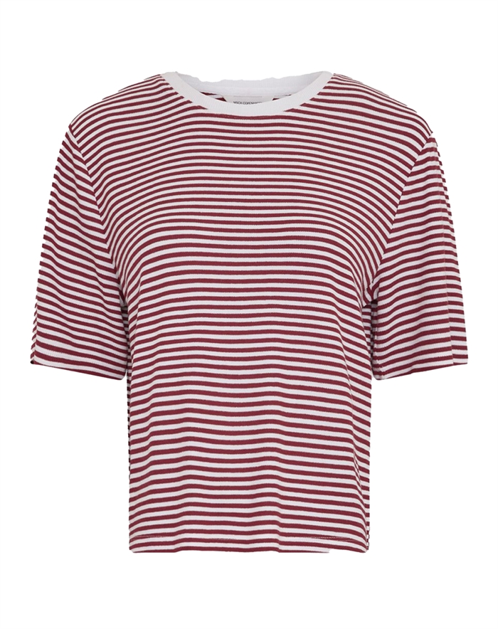 MSCH Copenhagen - MSCHJana T-shirt - Egret/Rhubarb