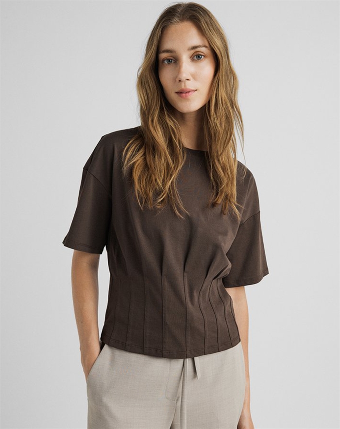 MSCH Copenhagen - MSCHKadance T-shirt - Hot Fudge