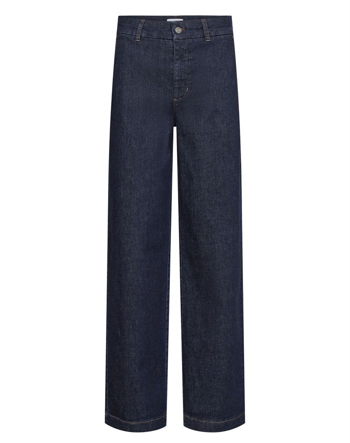 Nümph - NUAmber Wide R3012 Jeans - Dark Blue Denim 
