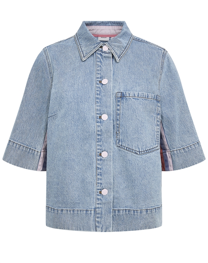 Nümph - NUMalaga Bluse - Light Blue Denim