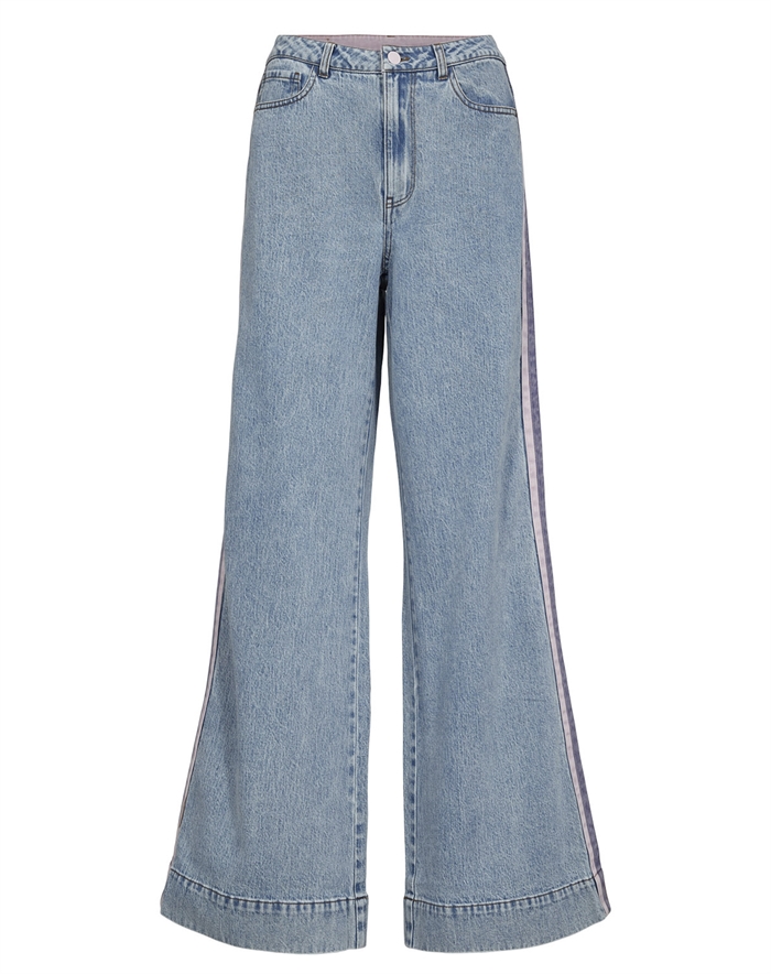 Nümph - NUMalaga HR Wide Jeans BI3010 - Light Blue Denim