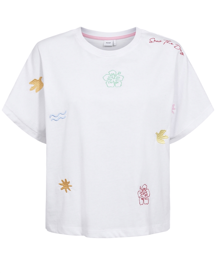 Nümph - NUSeanne Oversize T-Shirt - Bright White