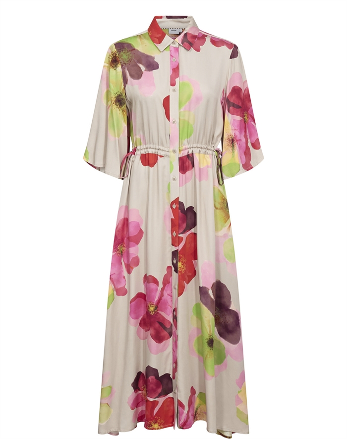 Nümph - NUTassy Long Kjole - Gray Morn