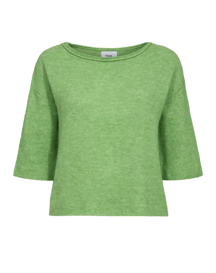 Nümph - Nuriette Pleat Pullover Strik - Poison Green 