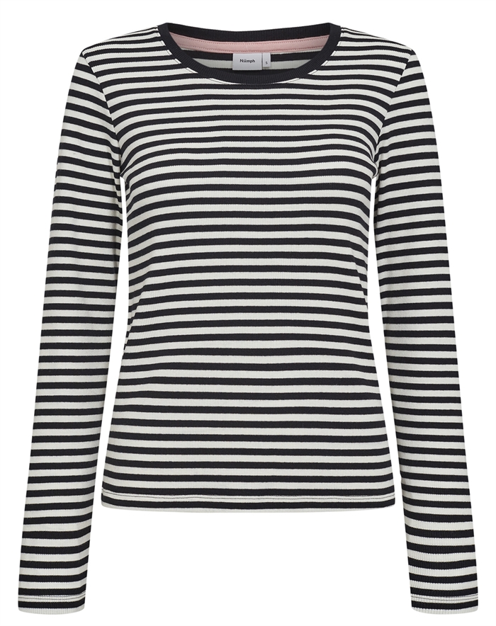  Nümph - NUMelany Langærmet Bluse - Caviar