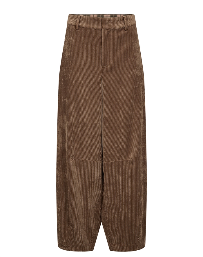 Nümph - NUCelise Barrel Bukser - Deep Taupe