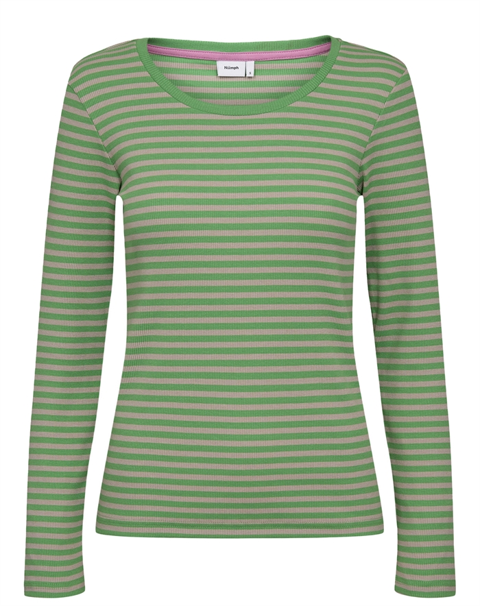  Nümph - NUMelany Langærmet Bluse - Vibrant Green