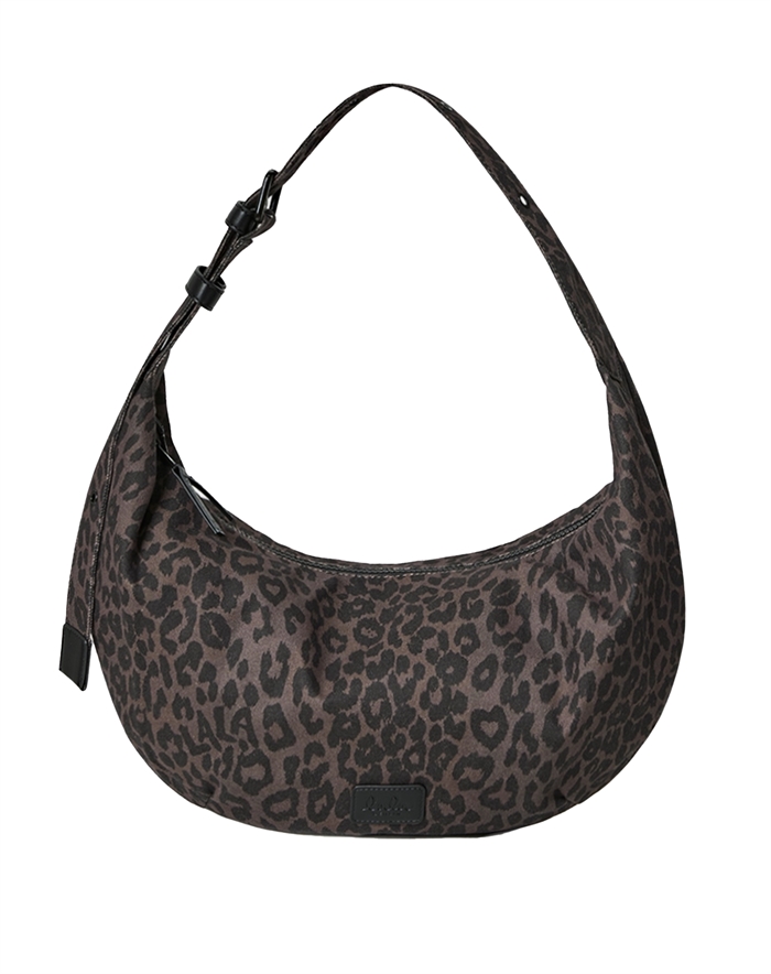 Lala Berlin - Big Shoulderbag Gili - Chocolate Brown Leo 