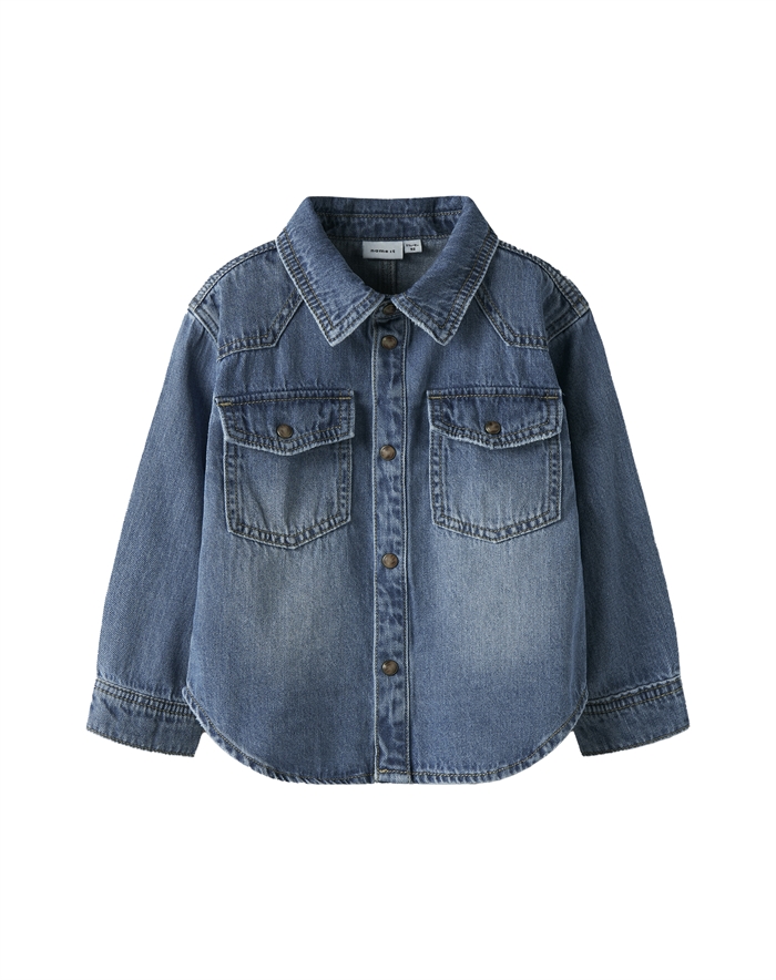 NMMBLUE OZ DNM LS SHIRT 6677-O