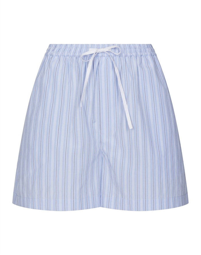 Neo Noir - Camell Stripe Shorts - Light Blue Stripe 