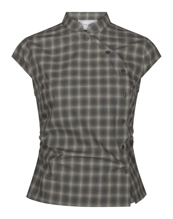 Neo Noir Pascale Checked Bluse