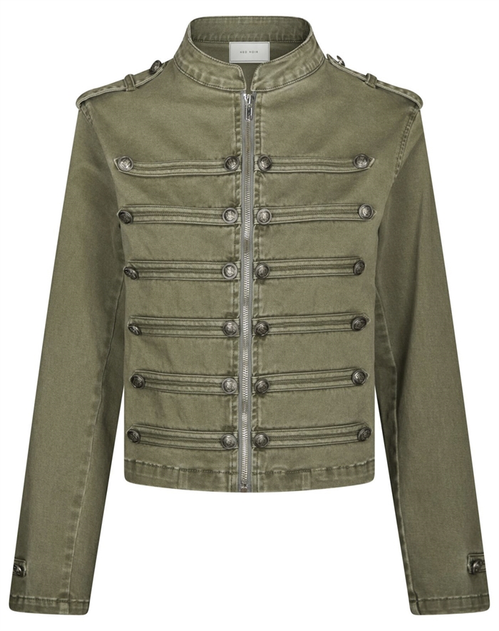 Neo Noir - Sivena Denim Jakke - Army