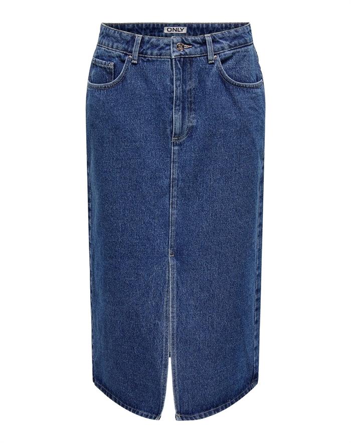 Bianca Midi Denim Nederdel - Only