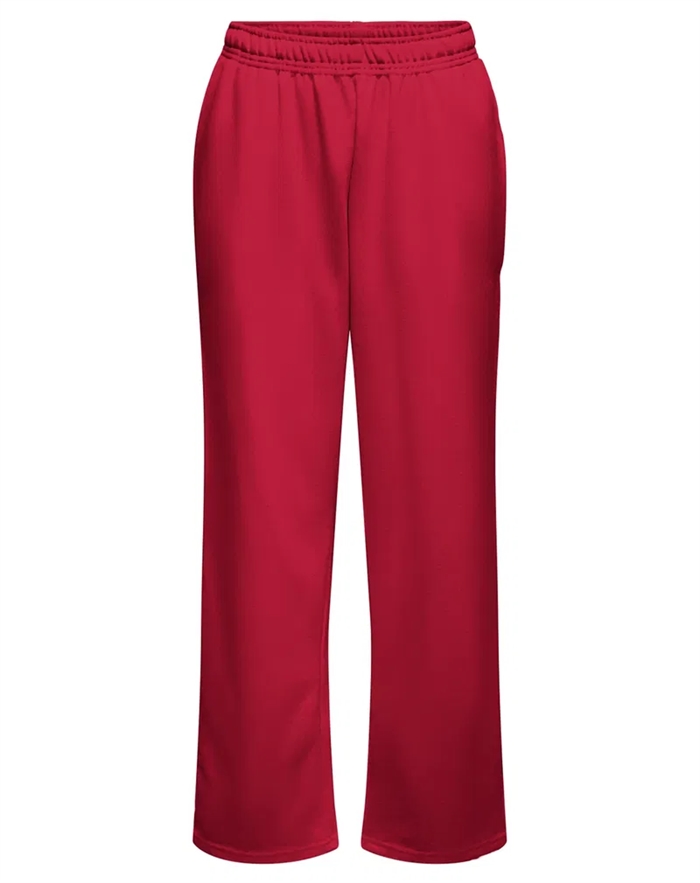 Only - Daze Straight Sweat Bukser - Racing Red