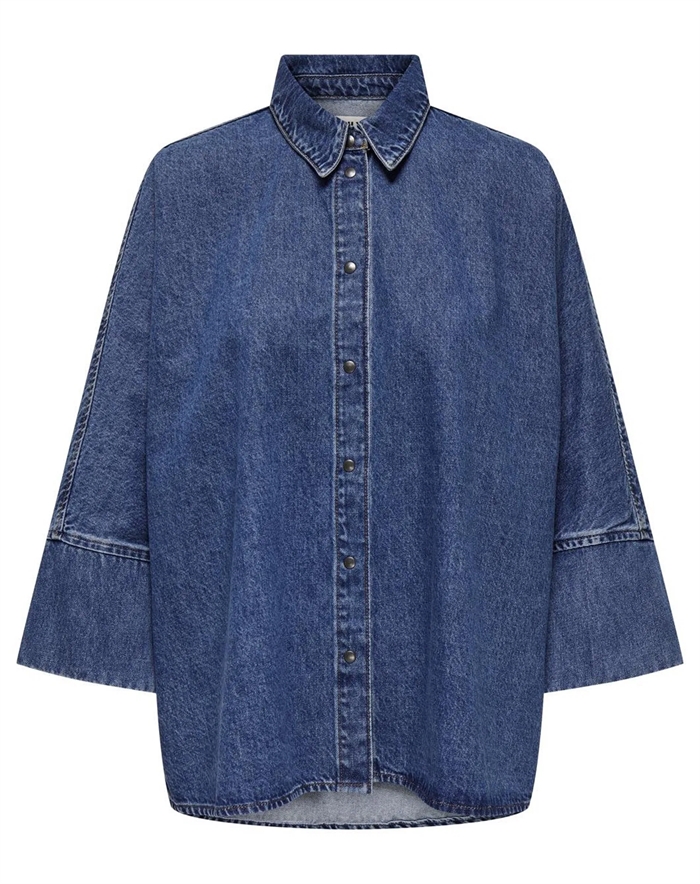 Grace 3/4 Denim Skjorte - Only