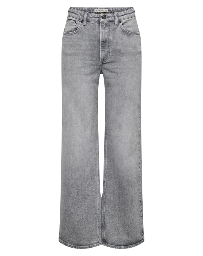 Juicy Wide Leg Denim Jeans - Only