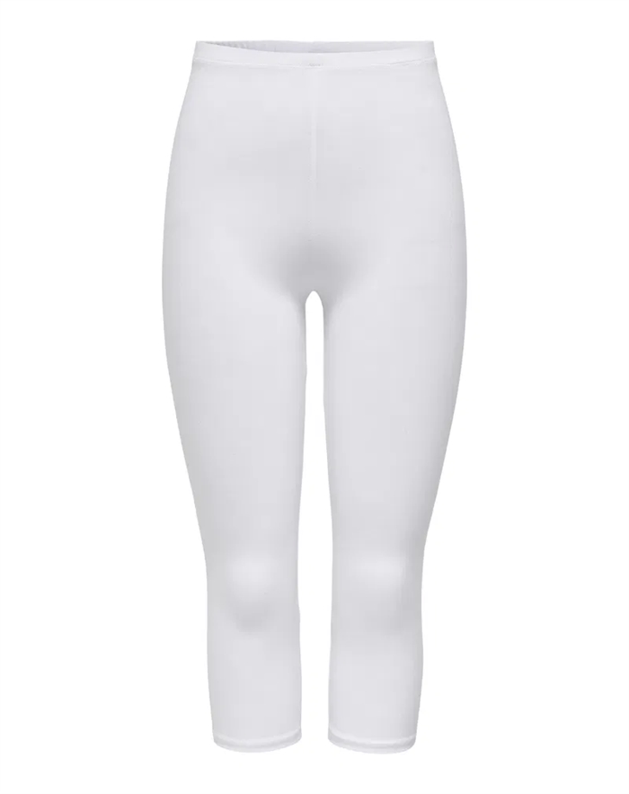 Only - Live Love 3/4 Leggings - White 
