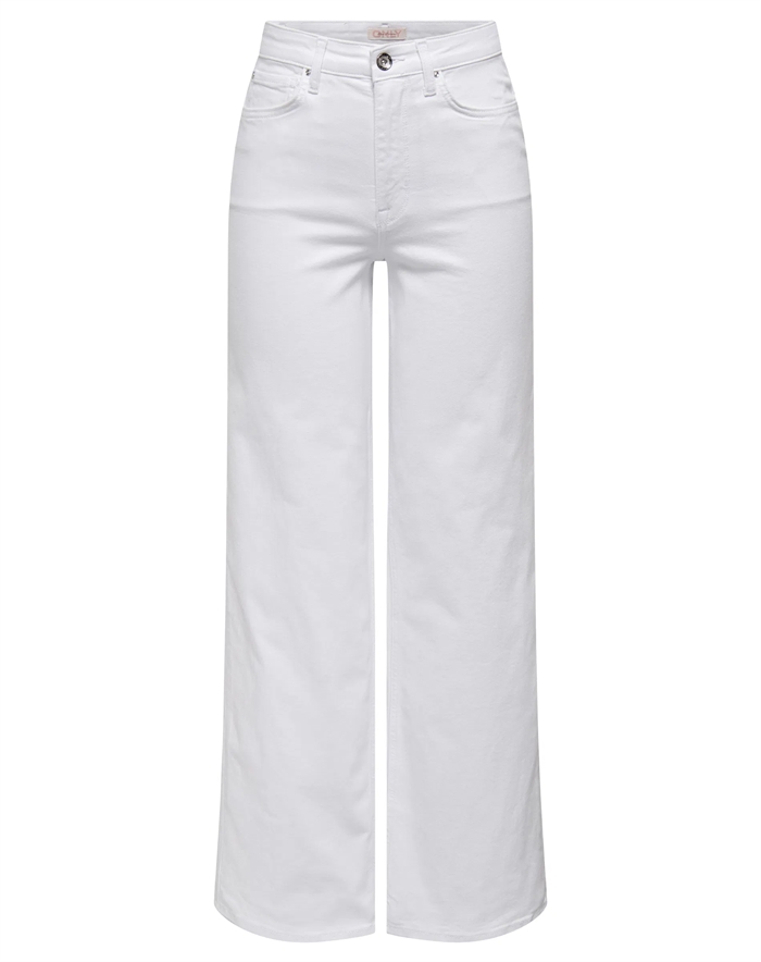 Madison Blush Wide Denim Jeans - Only