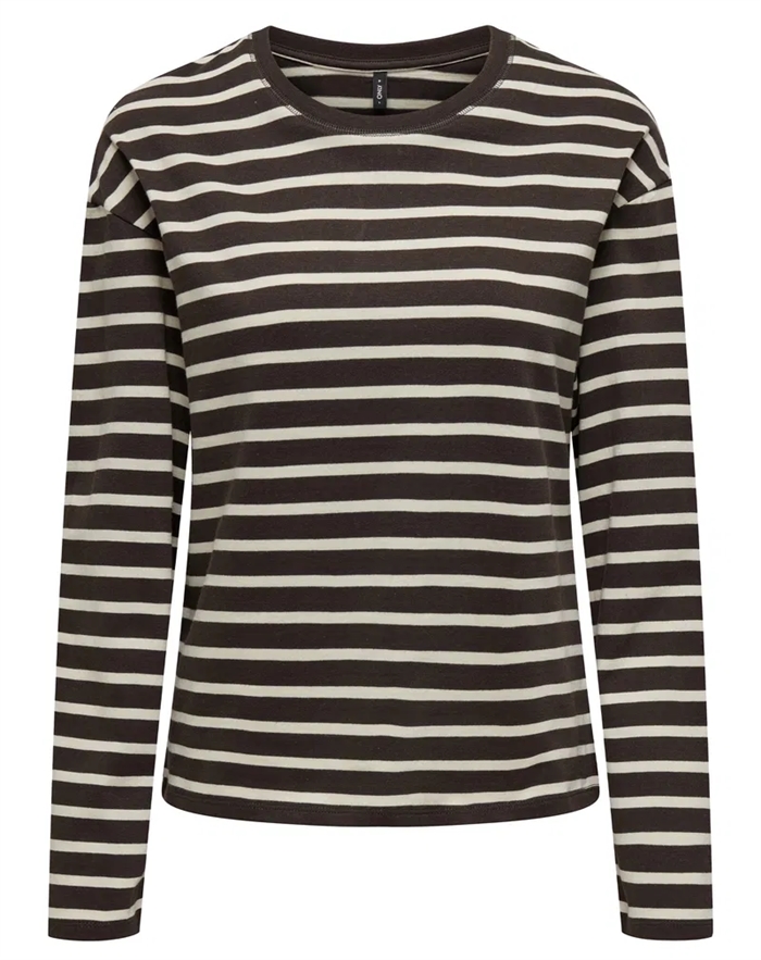 OnlNew Soph Life T-shirt - Black Coffee/Birch