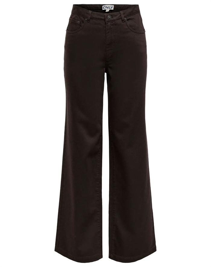 Only - ONLJuicy Soft HW Wide Jeans - Black Coffee