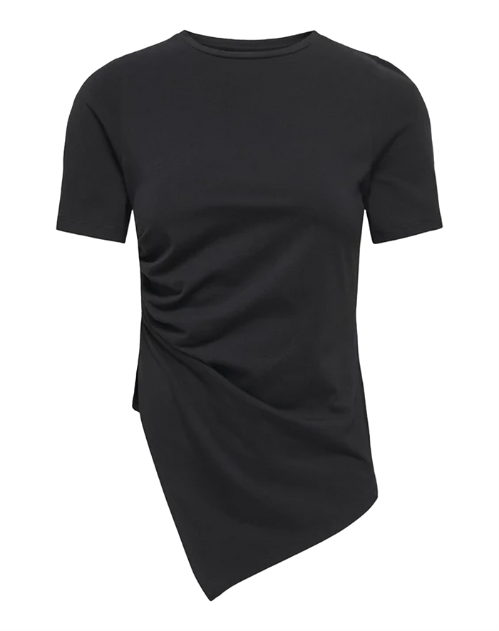 Only - ONLLise Ruching Top - Black