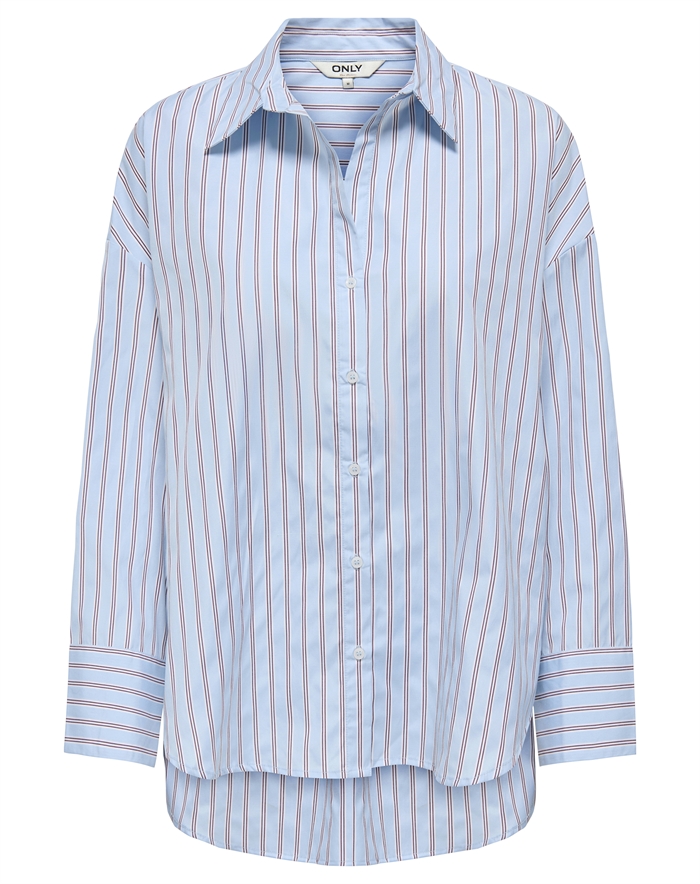 Only - ONLOregon Alva Regular Skjorte - Dusty Blue