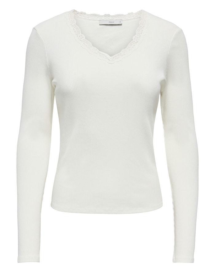 Only - ONLSara Sharai Bluse - Cloud Dancer