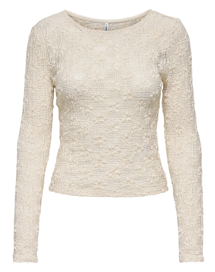 Only - OnlLola Lace Top - Birch