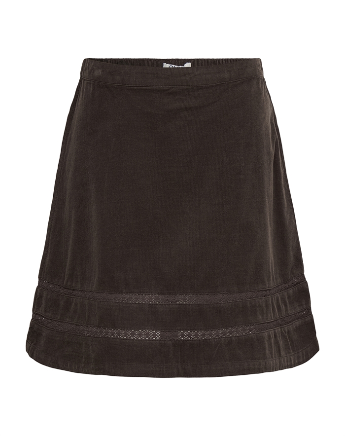  Only - ONLAmie Cord Tape Nederdel - Coffee Bean