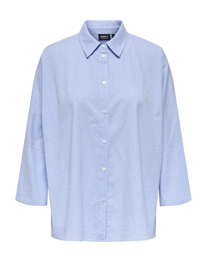 Only - ONLAugusta Skjorte - Blue Stripe
