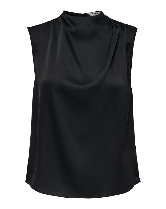  Only - ONLChigo Life Pleat Top - Black