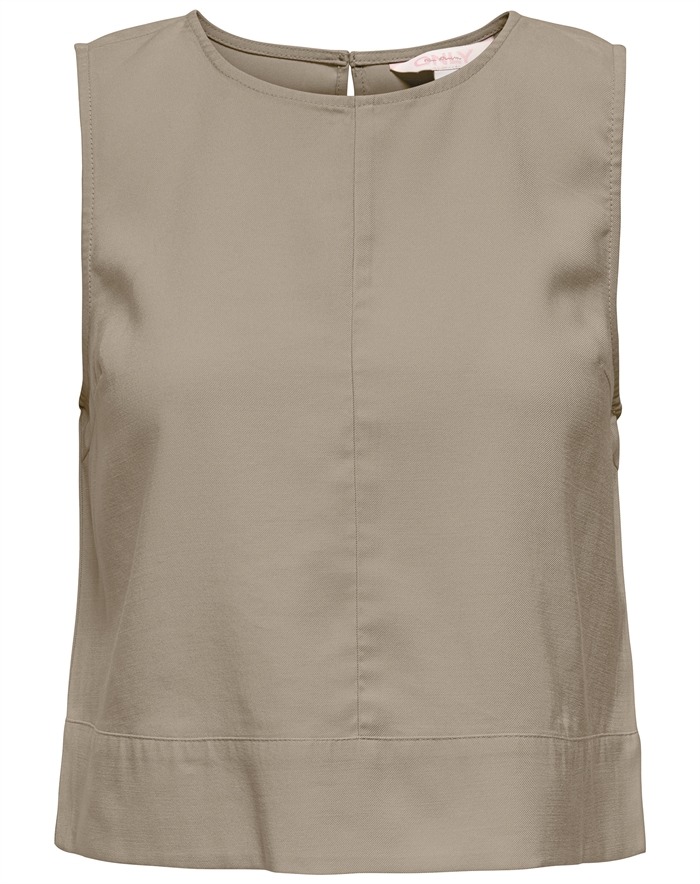Only - ONLDorsi Aris Loose Top - Taupe Gray